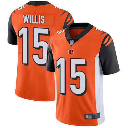 Cincinnati Bengals Limited Orange Men Damion Willis Alternate Jersey NFL Footballl #15 Vapor Untouchable->cincinnati bengals->NFL Jersey